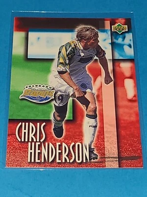FÚTBOL RAPIDS CHRIS HENDERSON 1997 CUBIERTA SUPERIOR BANDAI MLS #5 Foto 1 de 2
