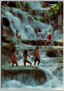 Postcard Jamaica Dunns River Falls Ocho Rios - Picture 1 of 2