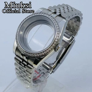 Miuksi 36mm/40mm watch case sapphire fit NH34 35 36 ETA2824 2836 Miyota8215 - Picture 1 of 10