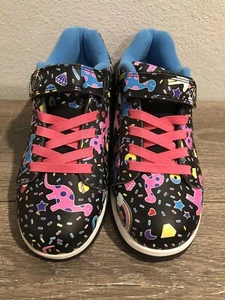 Zapatos de rueda Heelys Dual Up X2 HE100367, dinosaurio unicornio juvenil talla 6 de EE. UU. - Imagen 1 de 5