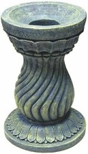 Echo Valley 9178 Serpentine Resin Pedestal Column for Gazing Globe or Sundial.
