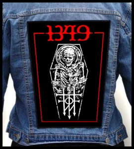 1349 - Skeleton --- Huge Jacket Back Patch Backpatch - Picture 1 of 3