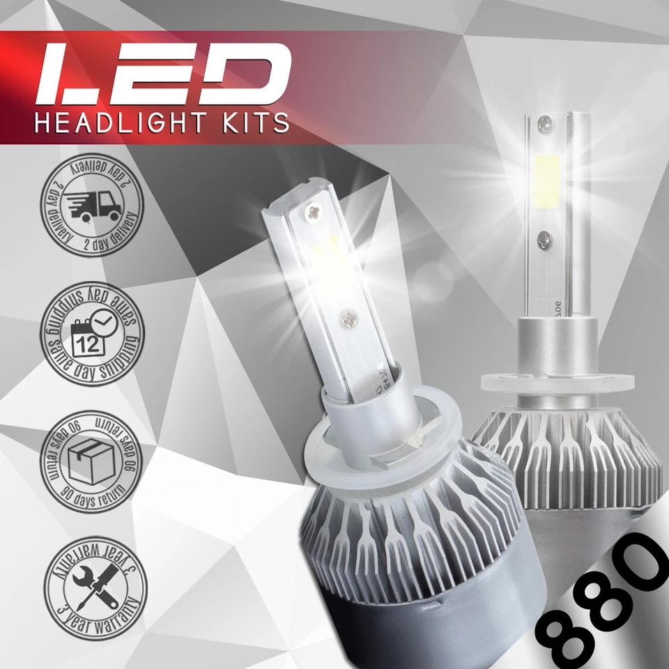 XENTEC LED HID Foglight kit 894 White for 1998-1999 GMC C2500 Suburban - Image 1 of 4