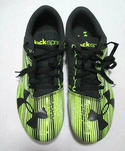 NEU Under Armour Damen 8 KickSprint Trainingsschuhe schwarz gelb Metall Stollen - Bild 1 von 9