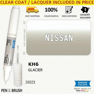 KH6 Touch Up Paint for Nissan Silver 300ZX HK6 GLACIER Pen Stick Scratch Chip Fi - Picture 1 of 3