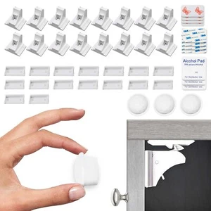 Magnetic Cabinet Locks for Babies - Magnetic Baby Proofing Cabinet Locks, Child - Picture 1 of 8