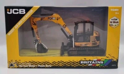 Gran Bretaña 43279 Muddy JCB Midi excavadora 1:32 diecast vehículo agrícola Foto 1 de 4