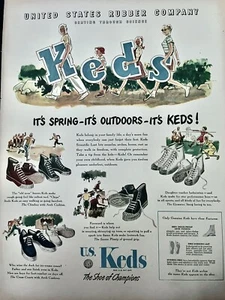 1947 Vintage U.S. Keds, The Shoes of Champions. United States Rubber Company. - Bild 1 von 1