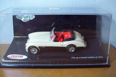 1/43 VITESSE 22000 AUSTIN HEALEY 3000 OPEN TOP IN CREAM/BLACK REG AJB344B - Image 1 of 4