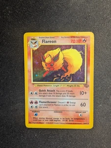 Pokémon TCG Flareon Jungle 3/64 Holo Unlimited Holo Rare - Bild 1 von 2