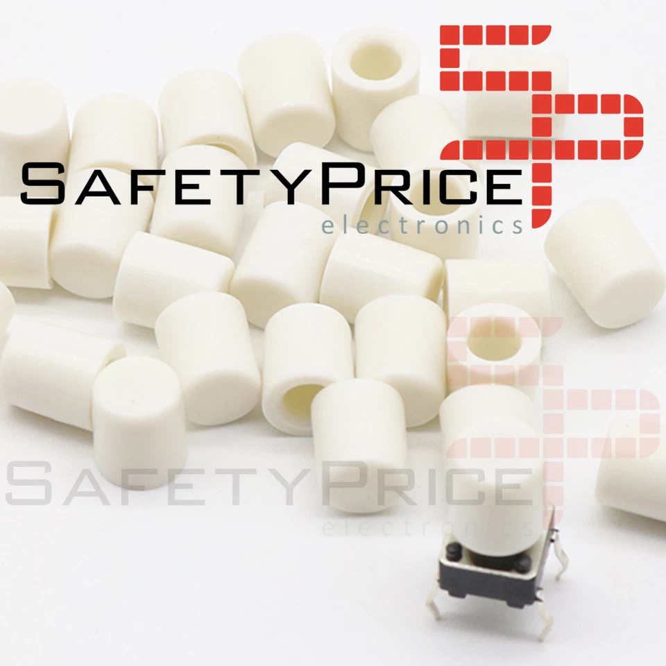 5x Tapon A56 tapa Pulsador Tactil Micro interruptor 6*6 BLANCO - Imagen 1 de 1