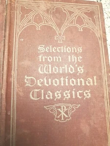Selections From World’s Devotional Classics Vol 2 & 4 HC 1916 Augustine Luther K - Picture 1 of 19