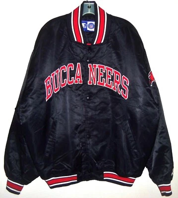 CHAQUETA VINTAGE AÑOS 90 TAMPA BAY BUCCANEERS NFL STARTER SATINADA ABOTONADA 2XL ¡RARA! Foto 1 de 4