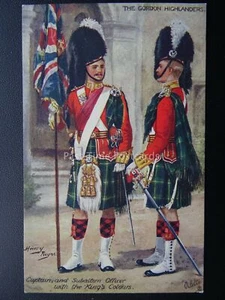 Postal The Gordon Highlanders Capitán y Subalterno c1914 Raphael Tuck 9884 - Imagen 1 de 2