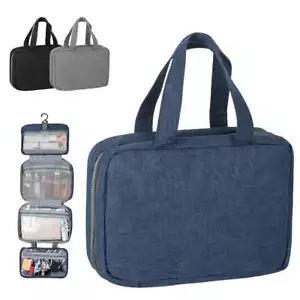 Travel Cosmetic Makeup Bag Portable Hanging Organizer Storage Case Pouch Unisex - Picture 1 of 15