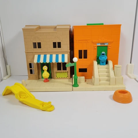 Playskool 123 Sesame Street Play House Hooper's Store Toy 1984 Muppets Vintage Cover