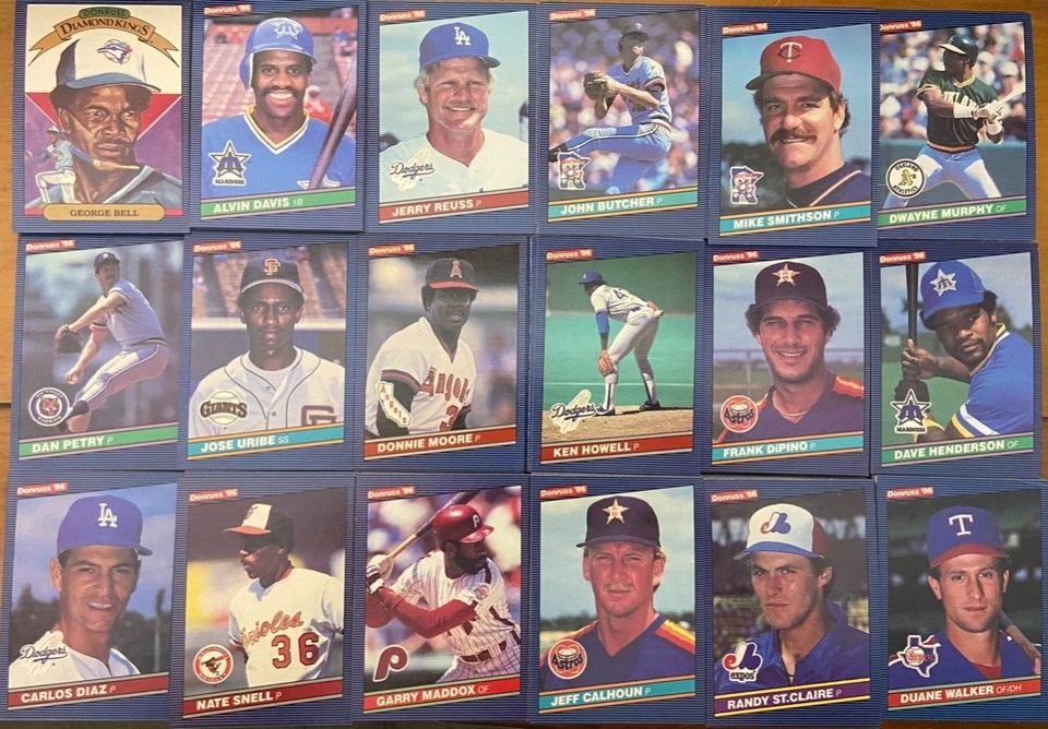 UP TO 80% OFF 1986 DONRUSS BASEBALL CARDS #400-653 PICK UR CARDS - SEE DESCRIPT - Image 1 of 1