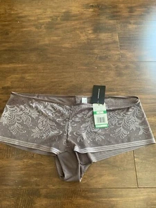 NWT WACOAL #845340 NET EFFECT STRETCH BOYSHORT PANTY LARGEsz BROWN REG$24 - Picture 1 of 7