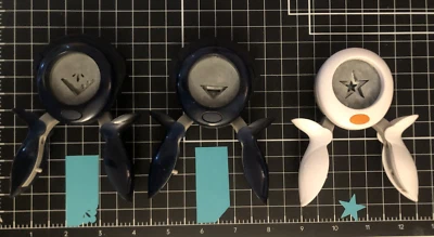 Fiskars Easy Squeeze Punch CHIP OFF THE OL' BLOCK, ESQUINA DECORATIVA o WINKLE Foto 1 de 2