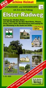 Wanderkarte "Elster-Radweg" - 1:35 000 Verlag Dr. Barthel - Imagen 1 de 1