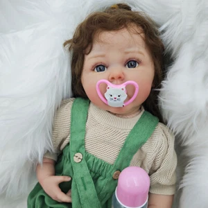 Muñecas bebé renacido realistas 60 cm niña realista cuerpo suave niños juguetes de cumpleaños REGALO - Imagen 1 de 8