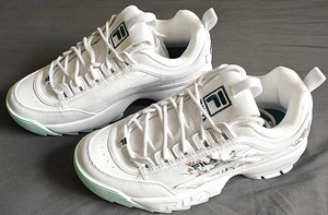 Fila Disruptor Flower wmn | weiß/türkis mit Stickereien | Gr. 40 - Bild 1 von 5