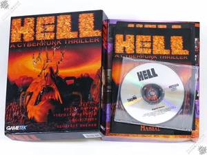IBM PC HELL A CYBERPUNK THRILLER BIG BOX MSDOS CDROM COMPUTERSPIEL 1994 GAMETEK - Bild 1 von 1