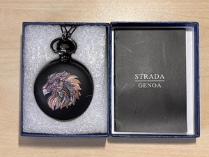 STRADA GENOA Pocket Watch KINGFISHER New In Box VINTAGE COLLECTABLE - Picture 1 of 7