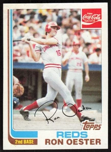 1982 Topps Coca-Cola Cincinnati Reds #16 Ron Oester - JBKB - Picture 1 of 2