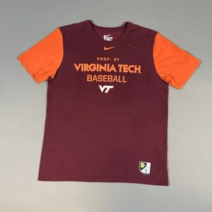 Virginia Cavaliers Shirt Mens Large Athletic Cut Nike Baseball Dri Fit Tee UVA - Picture 1 of 10