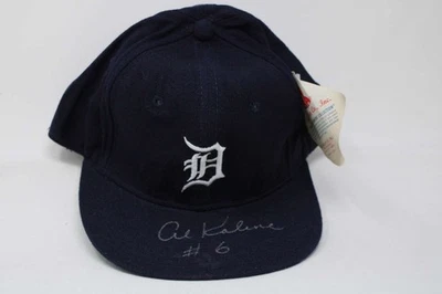 Al Kaline Signed Hat Cap PSA/DNA Diamond Collection Tigers 6 Fitted  ID:374385 - Image 1 of 3