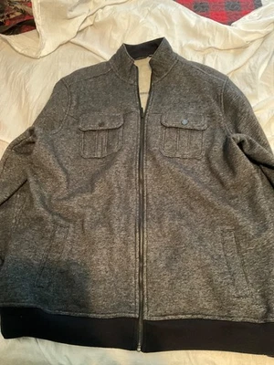 Apt.9 Black marbel Fleece Jacket XL Tall - Image 1 of 3