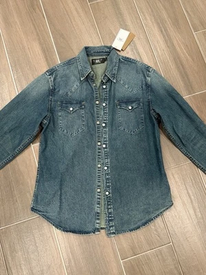 Double RL RRL Ralph Lauren Denim western Shirt Mens Size M - Image 1 of 4