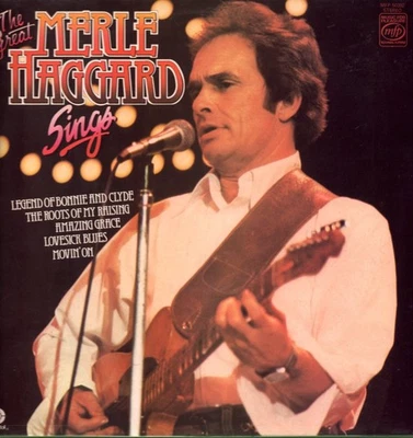 Merle Haggard Great Merle Haggard Sings LP vinyl UK Mfp with EMI inner MFP50392 - Image 1 of 4