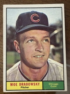 1961 Moe Drabowsky #364 Topps Cubs - sehr guter Zustand - Bild 1 von 2