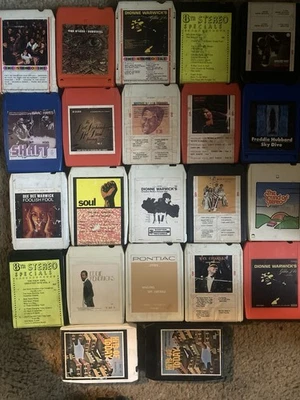 22 Mixed 8 Track Tape Lot – Soul Jazz R&B Classics – Untested - Image 1 of 4