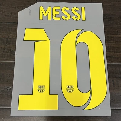 2014-15 MESSI Home Barcelona Nameset Name Number Champions League La Liga - Image 1 of 3
