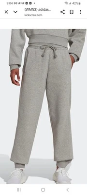 Adidas Women ALL SZN Fleece Pants Gray Running Casual Yoga Womens Size XL HK0442 - Image 1 of 4