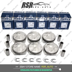 MAHLE Pistons Rings Set Φ82+0.5mm CR 11:1 6Pcs For BMW 523i 325i E93 E30 E83 F10 - Picture 1 of 5