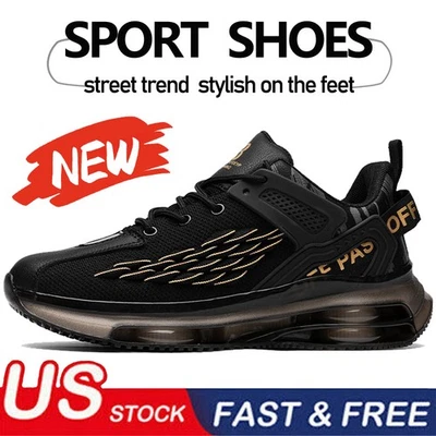 New Mens Comfortable Non-slip Sport Shoes Casual Athletic Running Walking Tennis - Image 1 of 4