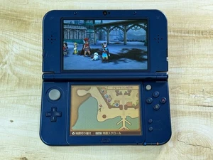 IPS Nintendo New 3DS XL Metallic Blue Console IPS Screen Top Tested Japan D4940 - Picture 1 of 24