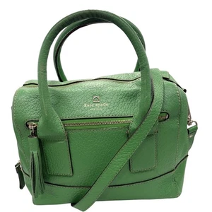 Echte Kate Spade Top Zustand 2 Wege Handtasche Schultertasche Leder grün - Bild 1 von 16