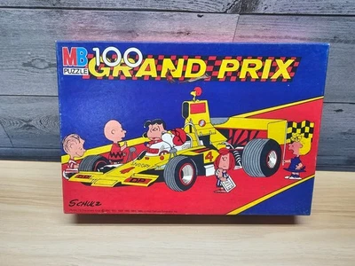 PUZZLE DE COLECCIÓN PEANUTS GRAND PRIX - 100 PIEZAS - MILTON BRADLEY - COMPLETO Foto 1 de 4