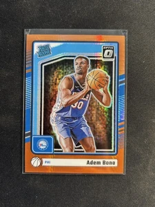 Donruss Optic Rated Rookie RC 2024-25 naranja Prizm 281 Adem Bona SP/299 76ers - Imagen 1 de 4
