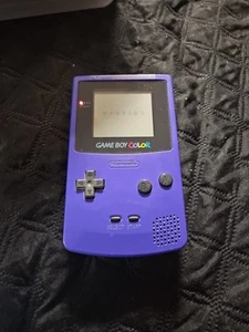Nintendo Game Boy Color Grape Handheld System Works With Games - Picture 1 of 5