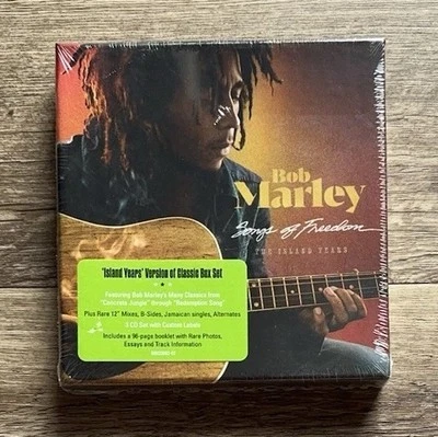 Bob Marley - Songs Of Freedom The Island Years 3 CD Box Set 2021 New & Sealed Foto 1 de 4