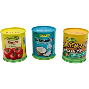 Leckere Naturkost von Rapunzel in Metalldosen - Bild 1 von 1