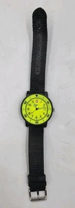 Vtg Swiss Army Men Limited Edition Yellow Andre Agassi Striker II Quartz Watch - Picture 1 of 9