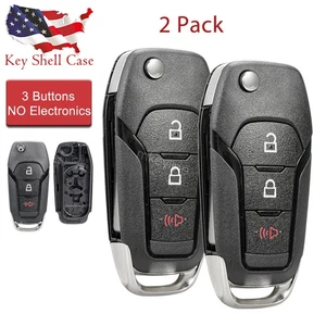 2 For 2015 2016 2017 2018 2019 Ford F-150 Remote Key Fob Case Shell 164-R8130 - Picture 1 of 8