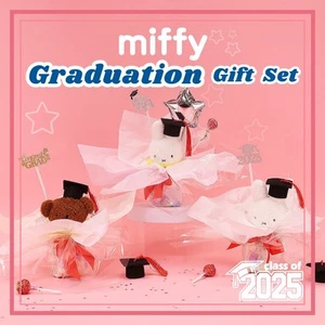 Miffy 2025 Graduation Gift Set, Grad 2025 Gift ,Cute Miffy Plush - Picture 1 of 9